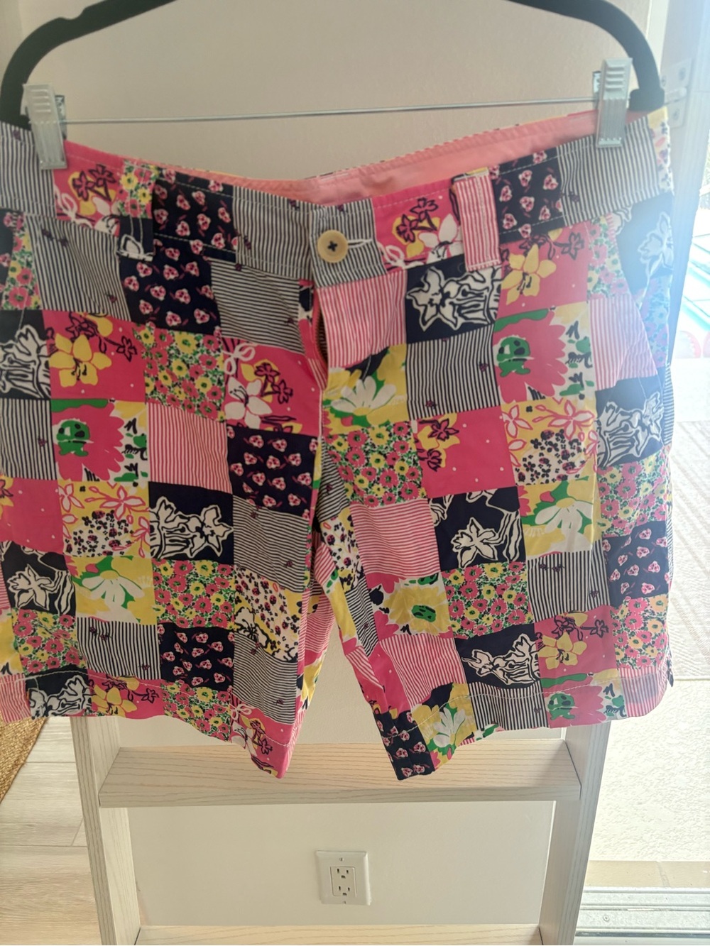 Lilly Pulitzer Patchwork Floral Print Women’s Shorts - Pink Multi